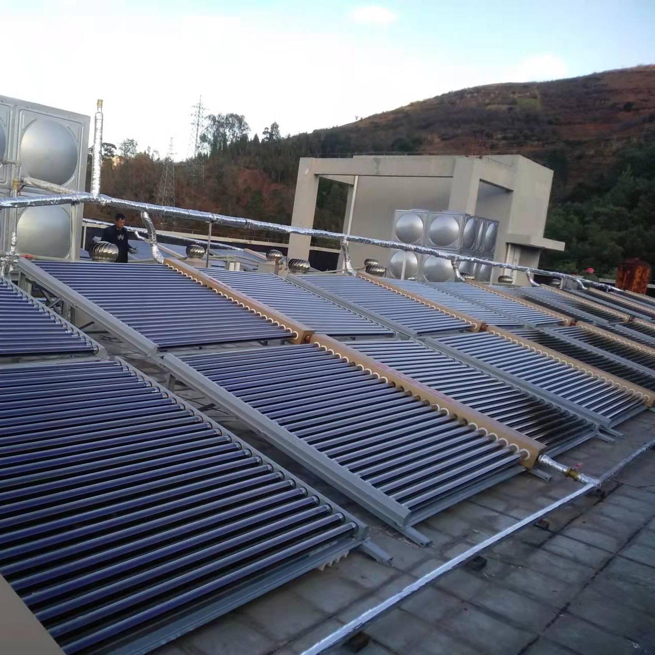 贵标集成太阳能云来酒店集中供热热